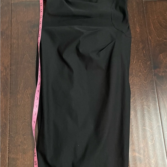 NWT MUXXN asymmetrical neck black pencil dress - Size S - Picture 7 of 7